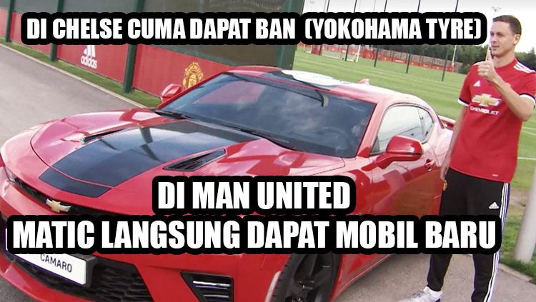 Gelandang anyar Manchester United, Nemanja Matic.