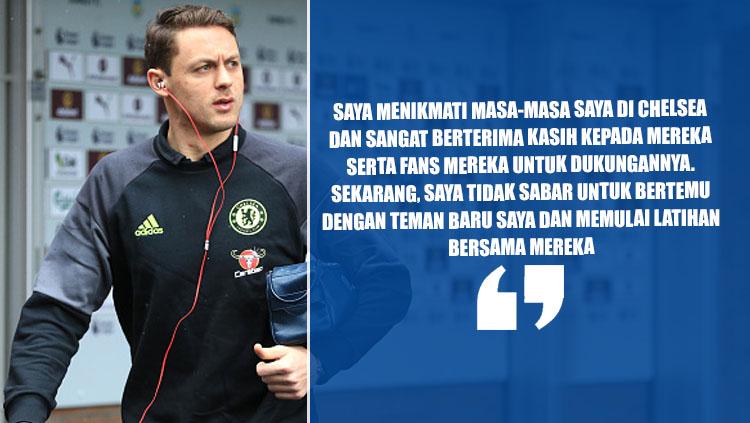 Gelandang anyar Manchester United, Nemanja Matic.