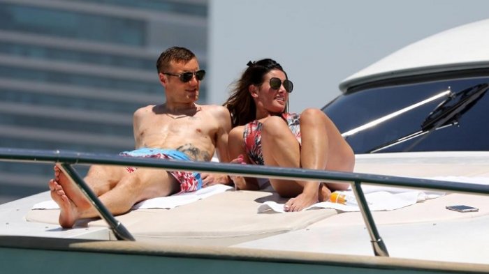 Jamie Vardy Bulan Madu Kedua di Dubai