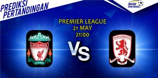 LIGA INGGRIS - Prediksi Liverpool vs Middlesbrough 21 Mei 2017