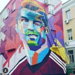 Wajah Ronaldo Percantik Kota di Rusia Jelang Piala Konfederasi 2017